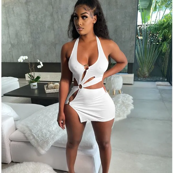 Women Mini Dress Solid Sleeveless hoollow out Dresses Sexy Night Club Praty Outfit Summer, Black
Women Mini Dress Solid Sleeveless hoollow out Dresses Sexy Night Club Praty Outfit Summer, Black
