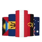 Multifunctional Wholesale Custom Made Printed Flag Tubular Bandana