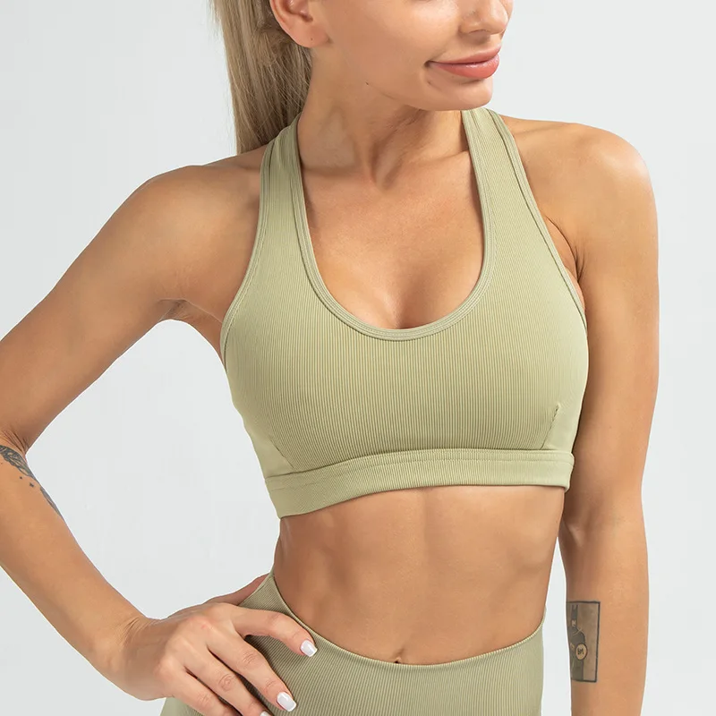 2021 new comfortable and sexy solid color sports bra gathers wrapped beauty back yoga bra high intensity training, Light blue, light purple, army green, black gray, navy blue
2021 new comfortable and sexy solid color sports bra gathers wrapped beauty back yoga bra high intensity training, Light blue, light purple, army green, black gray, navy blue
