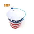 Tin Flower Can Manufactory Wholesale Tin Flower Bucket Can Buckets with Lid Factory Direct Sale Price