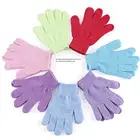 Wholesale Nylon single color bath gloves exfoliate exfoliating glove remove dead skin