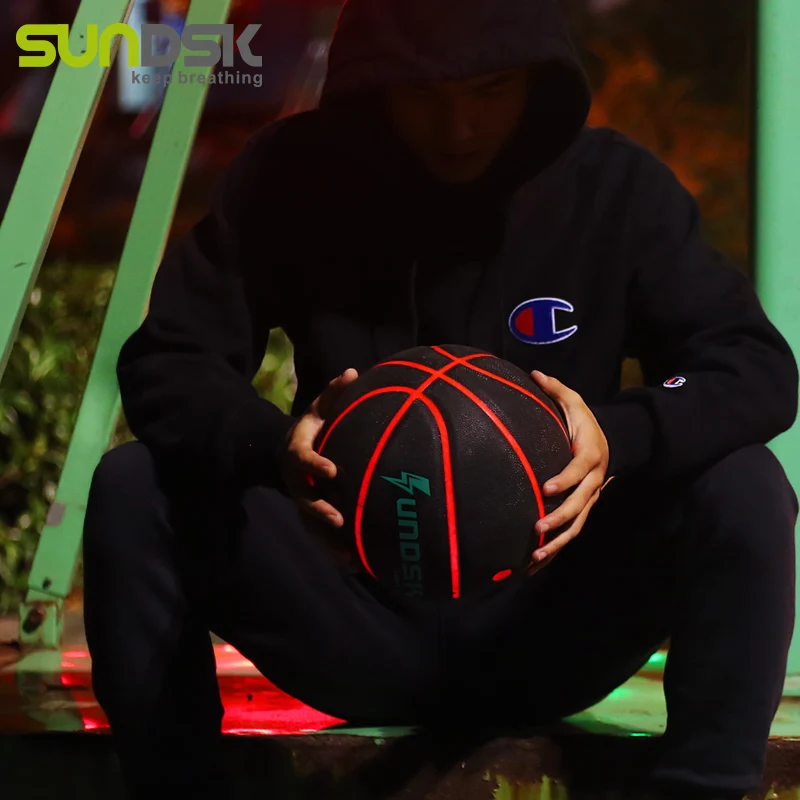 Custom logo PU leather glowing light up jymingde light up led basketball ball for gift, Customize color
Custom logo PU leather glowing light up jymingde light up led basketball ball for gift, Customize color
