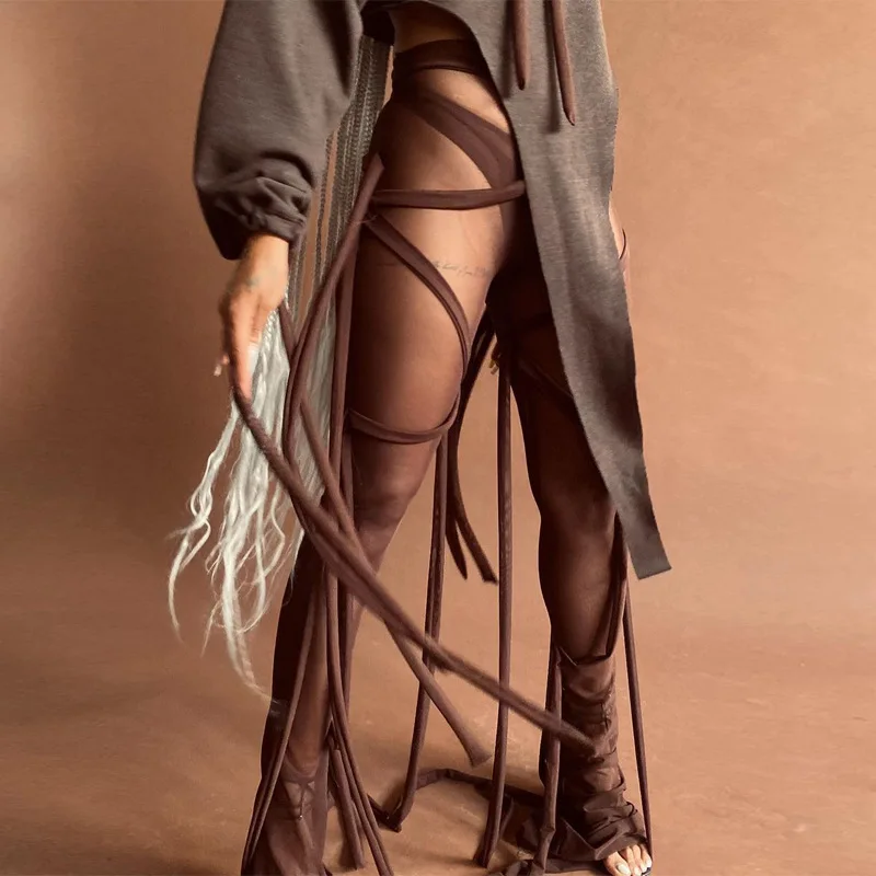 Wholesale new trendy winter women clothing sexy mesh translucent bandage patchwork casual cargo pant, Photo shows
Wholesale new trendy winter women clothing sexy mesh translucent bandage patchwork casual cargo pant, Photo shows