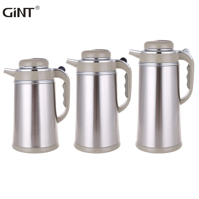 GiNT 1.0L Portable Good Quality Stainless Steel Vacuum Flasks Thermal Bottle Coffee Pot for Drinking Coffee, Customized colors acceptable
GiNT 1.0L Portable Good Quality Stainless Steel Vacuum Flasks Thermal Bottle Coffee Pot for Drinking Coffee, Customized colors acceptable