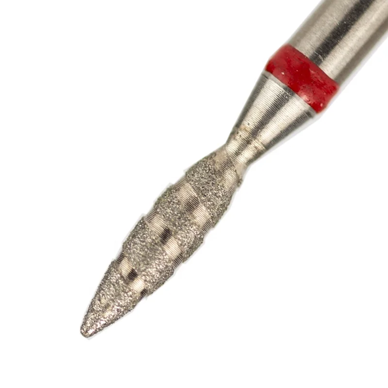 

Spiral Flame 3/32" Electric File Nail Drill Bits Cuticle Diamond Manicure, Original