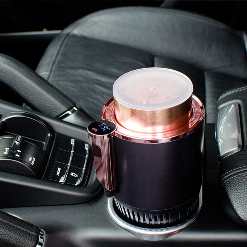 Auto Hot Cold Holder Car Warmer Cooler Portable Refrigeration Smart Cup Temperature Control Travel Car Mugs, Black,rosegold
Auto Hot Cold Holder Car Warmer Cooler Portable Refrigeration Smart Cup Temperature Control Travel Car Mugs, Black,rosegold