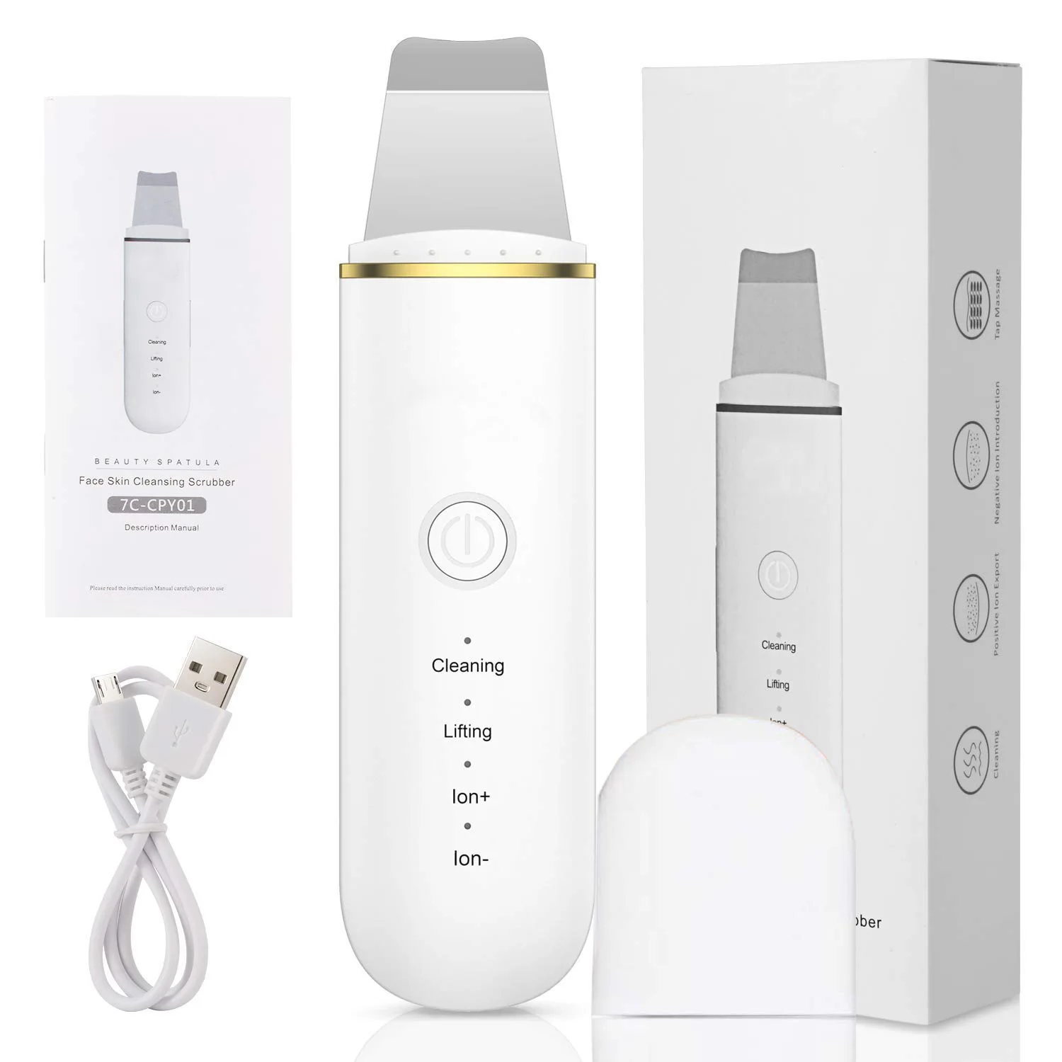 New Portable Electric Professional Personal Ultrasonic Mini Facial Skin Spatula For Sale, White, black
New Portable Electric Professional Personal Ultrasonic Mini Facial Skin Spatula For Sale, White, black