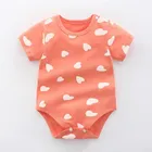 Baby Organic Cotton Cute Soft Wholesale Newborn Baby Clothes Natural Organic Cotton Baby Infant Romper
