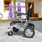 wireless control electric wheelchair lightweight folding wheelchair for sale