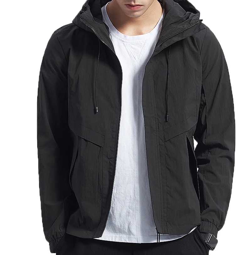 High Quality Fashion Casual Hoodie Outdoor Windbreaker Waterproof Breathable Men Jacket
High Quality Fashion Casual Hoodie Outdoor Windbreaker Waterproof Breathable Men Jacket