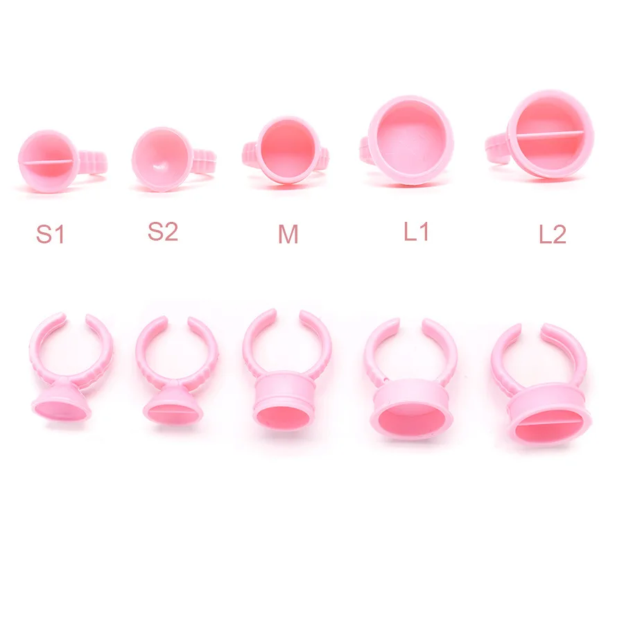 Individual Plastic Glue Ring for Eyelash Extension Adhesive Glue Holder Ring, White ,pink
Individual Plastic Glue Ring for Eyelash Extension Adhesive Glue Holder Ring, White ,pink