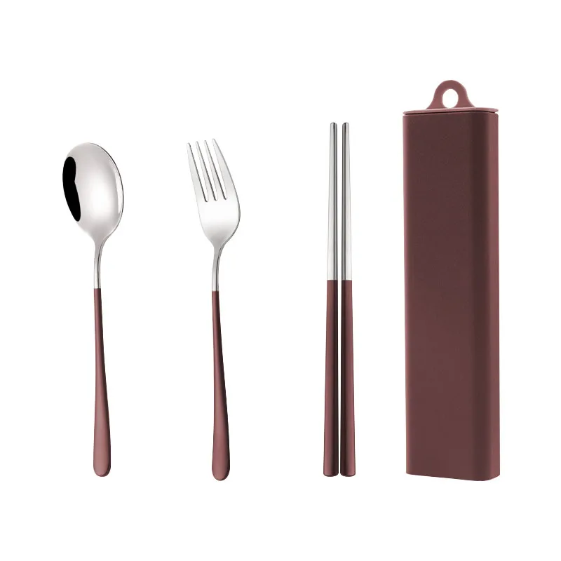 Hot sale travel stainless steel fork chopsticks spoon portable box cutlery set
Hot sale travel stainless steel fork chopsticks spoon portable box cutlery set