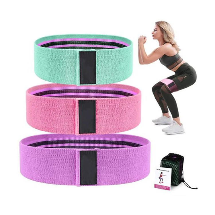Wholesale Custom 3 Level Resistance Fabric Fitness Exercise Workout Loop Yoga Resistance Bands, Green/pink/purple
Wholesale Custom 3 Level Resistance Fabric Fitness Exercise Workout Loop Yoga Resistance Bands, Green/pink/purple
