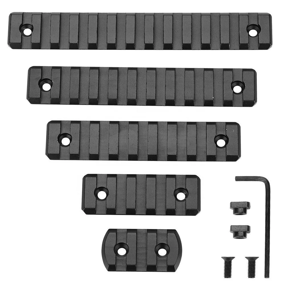 Aluminum Alloy 3,5,7,9,11,13-slot m lok rail attachments Picatinny Weaver for M-LOK Rail Handguards ar15 bipods, Matte black 
Aluminum Alloy 3,5,7,9,11,13-slot m lok rail attachments Picatinny Weaver for M-LOK Rail Handguards ar15 bipods, Matte black