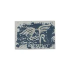 Customize Eco-friendly Embossed/Printed White Color Clothing Leather Label For jeans