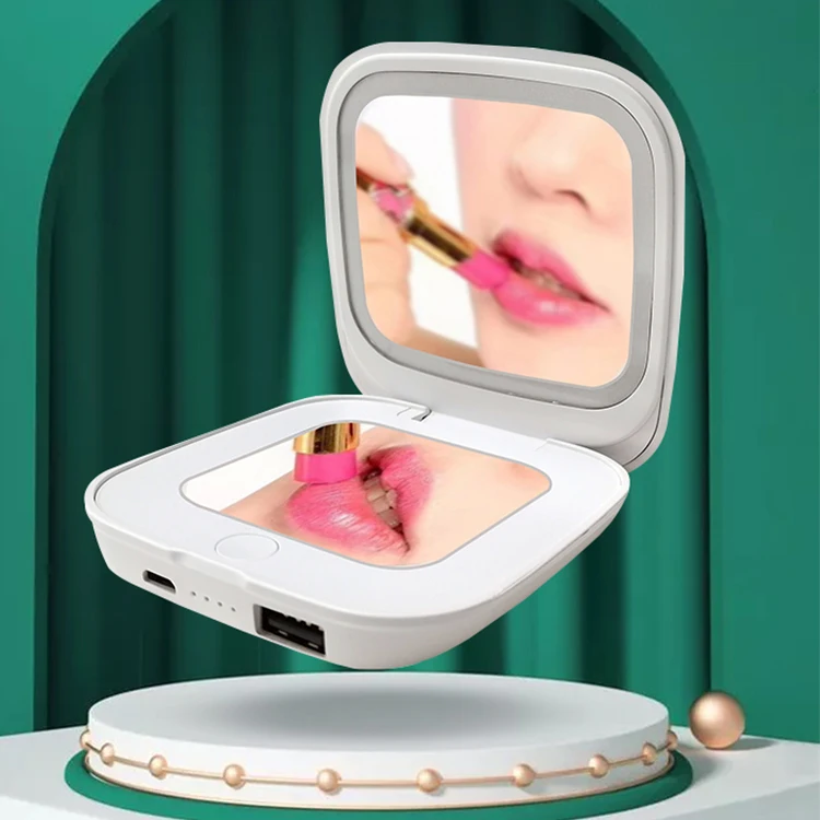 Fashion Cosmetic Makeup Make Up Mirror Powerbank Banks Folding Portable Power Bank Mobile Charger With Mirror Holder For Women
Fashion Cosmetic Makeup Make Up Mirror Powerbank Banks Folding Portable Power Bank Mobile Charger With Mirror Holder For Women