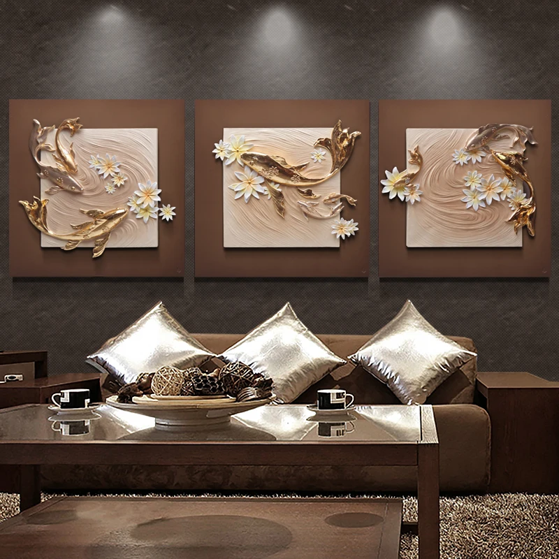Relife Golden Fish Luxury Painting 3d Resin Painting 9 Fishes Factory Designer Art Nine Koi Fishes Painting, Customized color
Relife Golden Fish Luxury Painting 3d Resin Painting 9 Fishes Factory Designer Art Nine Koi Fishes Painting, Customized color