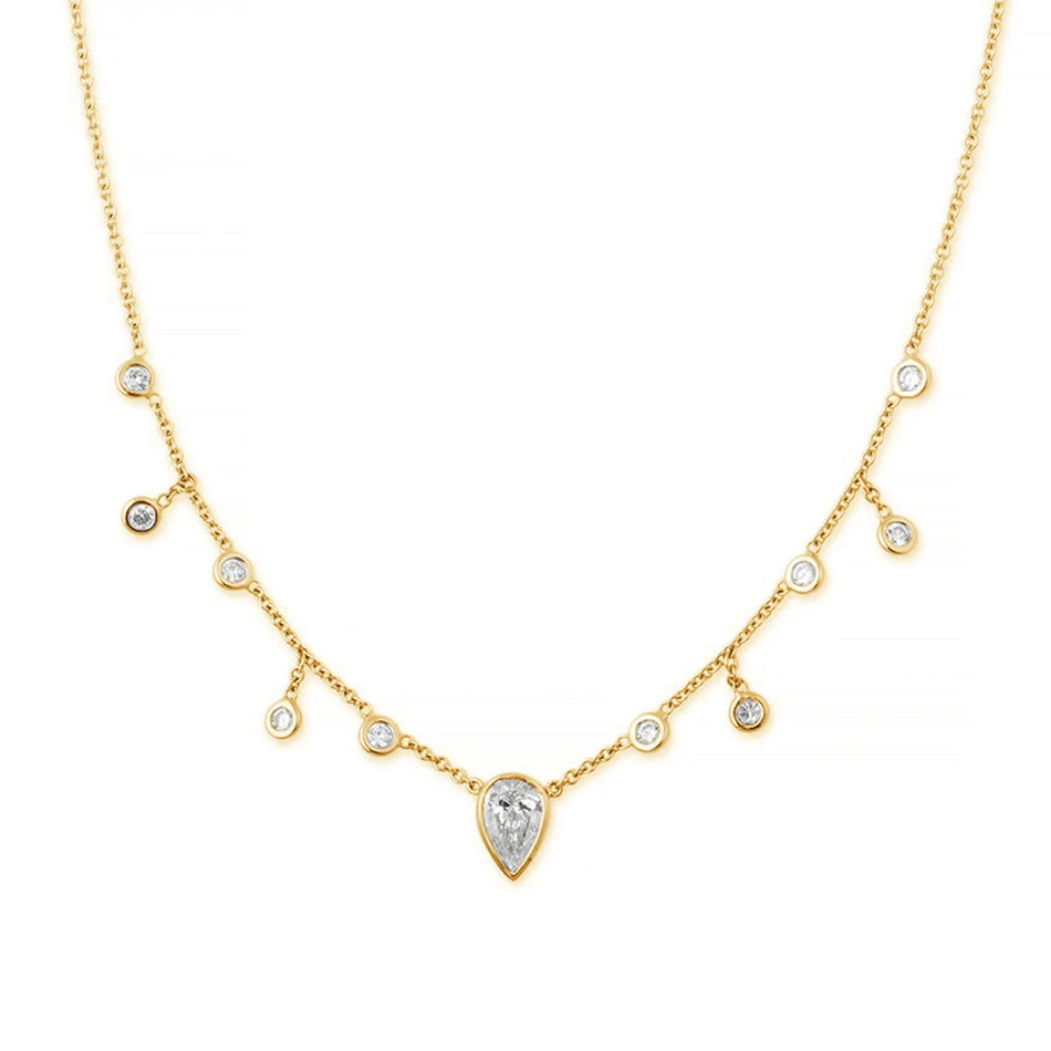 silver jewelry wholesaler 925 sterling silver necklace 14k gold plated high grade teardrop center half shaker necklace
silver jewelry wholesaler 925 sterling silver necklace 14k gold plated high grade teardrop center half shaker necklace