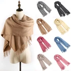 Wholesale Warm blanket scarf Pashmina scarf Winter scarves shawls for Women