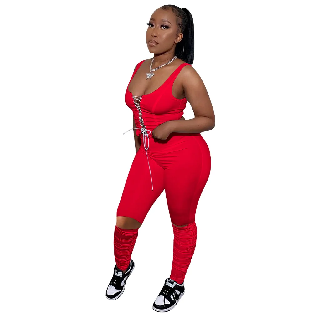 Ladies Sexy Color Crop Top Shorts Bandage Tank Girls' Night Club Summer Wears Two Piece Outfit Pant Set Clothes For Women
Ladies Sexy Color Crop Top Shorts Bandage Tank Girls' Night Club Summer Wears Two Piece Outfit Pant Set Clothes For Women