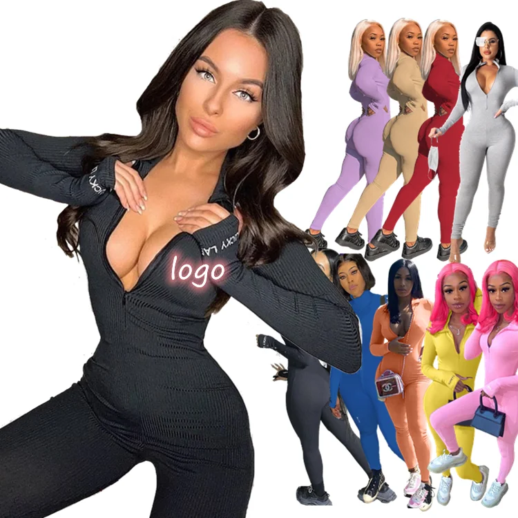 Hot Sale Letter Embroidery Ribbed Maternity Womens Long Sexy Zipper One Piece Jumpsuits, In available
Hot Sale Letter Embroidery Ribbed Maternity Womens Long Sexy Zipper One Piece Jumpsuits, In available