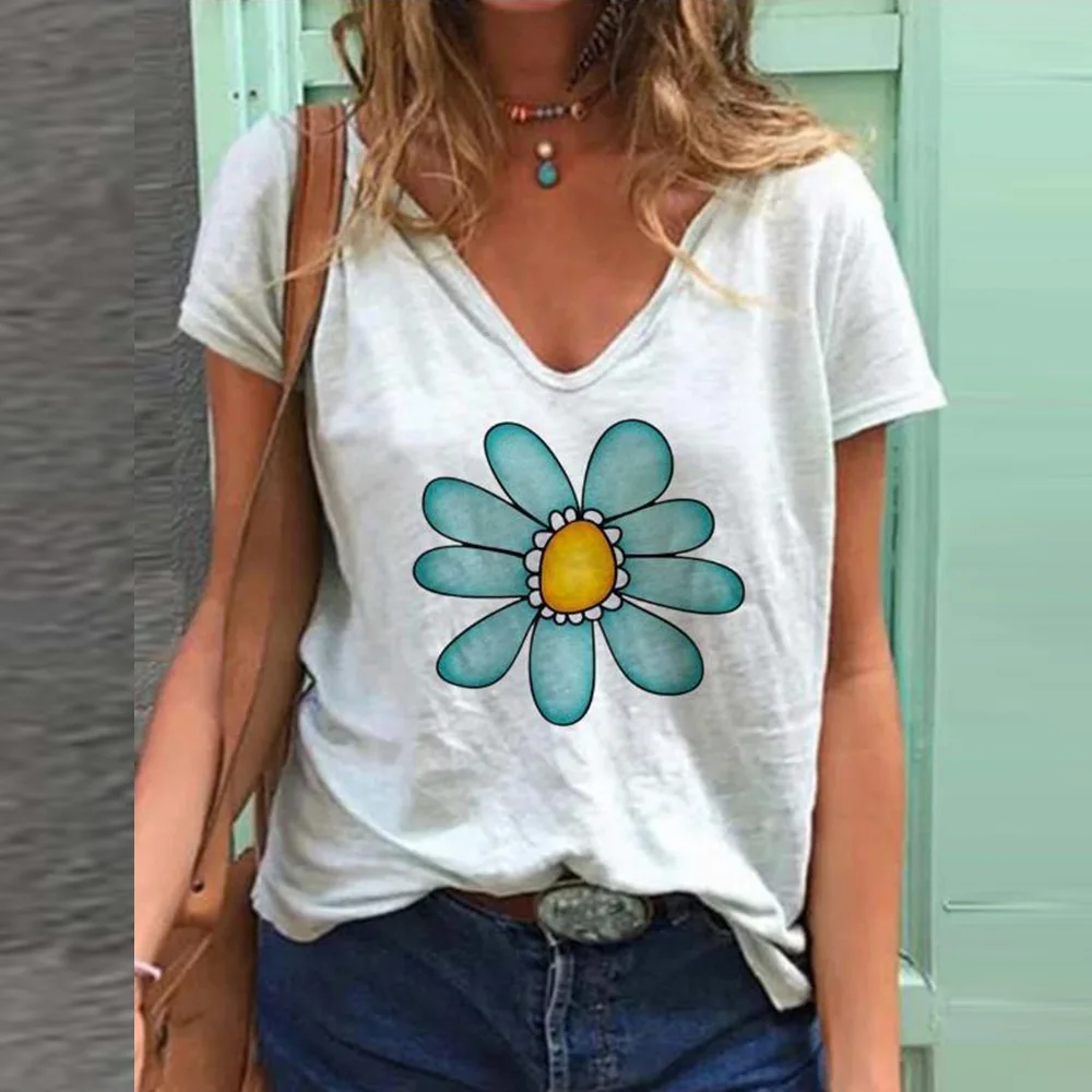 Women Floral Print T Shirts Summer Tops Tee Fashion Casual Vintage Graphic Floral V Neck T Shirts
Women Floral Print T Shirts Summer Tops Tee Fashion Casual Vintage Graphic Floral V Neck T Shirts