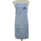 Customizable Fabric Work Apron Bib Fashion Barista Apron Cotton Printed Denim Apron