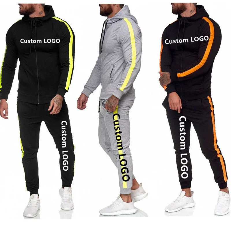 Men Hood Sweatshirt Stitching Sweater With Zipper Sports Sweater Two Piece Pants Set Men Outfits Casual Fit Men's Suit
Men Hood Sweatshirt Stitching Sweater With Zipper Sports Sweater Two Piece Pants Set Men Outfits Casual Fit Men's Suit
