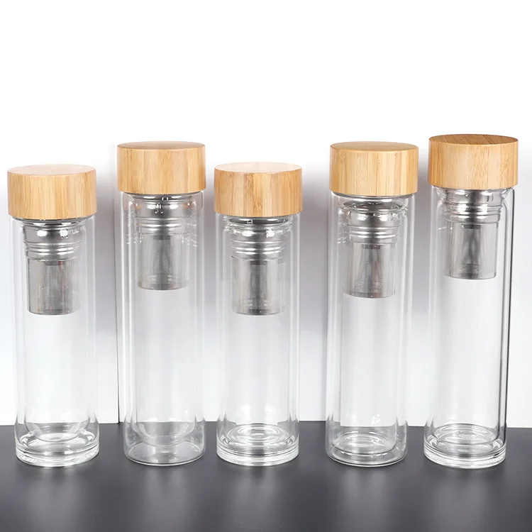 Feiyou wholesale drinkware type reusable bamboo lid water bottles vacuum glass water bottle with bamboo lid and tea infuser
Feiyou wholesale drinkware type reusable bamboo lid water bottles vacuum glass water bottle with bamboo lid and tea infuser