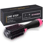 Latest custom logo ion select ceramic one step hair dryer brush blow comb set