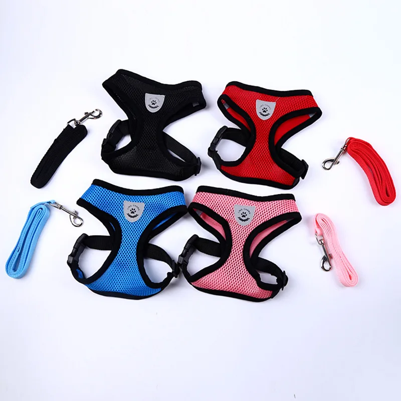 Wholesale pet vest type chest harness pet suit traction rope chest back breathable mesh dog harness, Red, black, pink, blue
Wholesale pet vest type chest harness pet suit traction rope chest back breathable mesh dog harness, Red, black, pink, blue