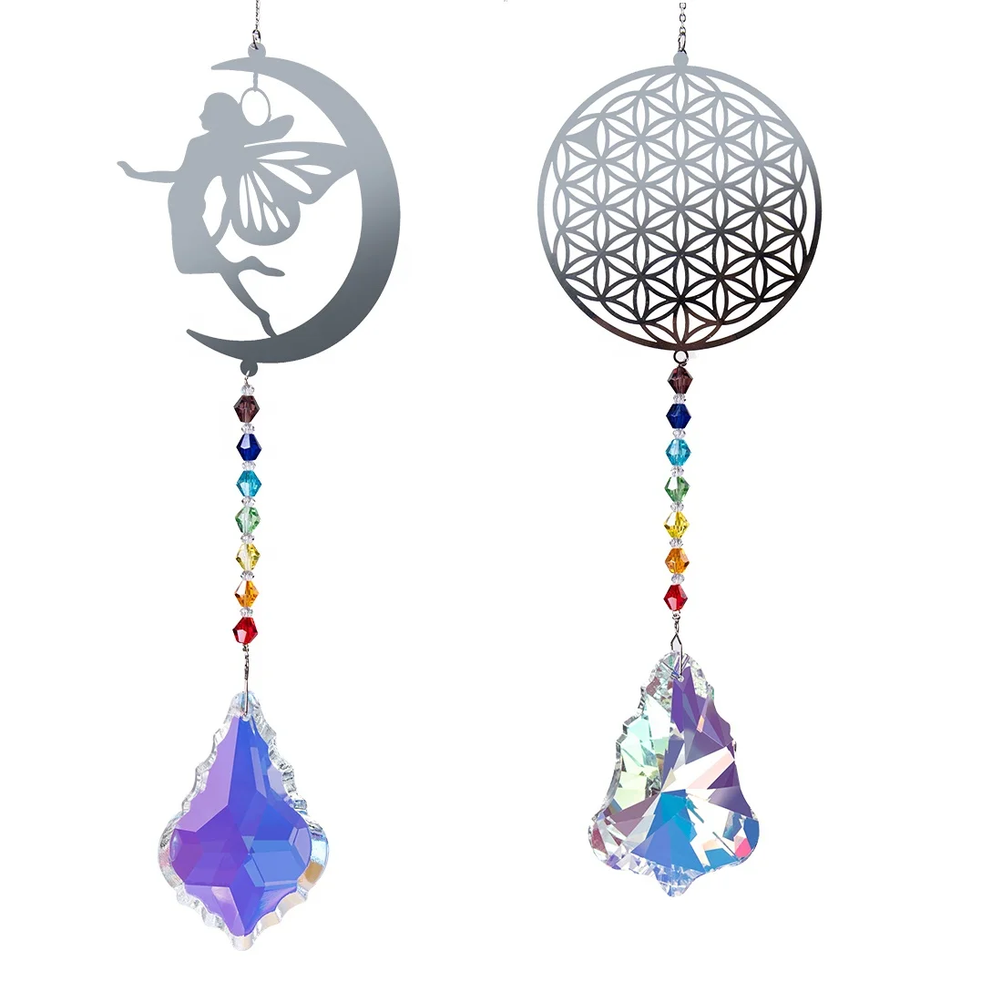 Moon Angel pendant Car Ornament Hanging Decoration Window Home and House Garden Chimes Gift Crystal Pendant
Moon Angel pendant Car Ornament Hanging Decoration Window Home and House Garden Chimes Gift Crystal Pendant