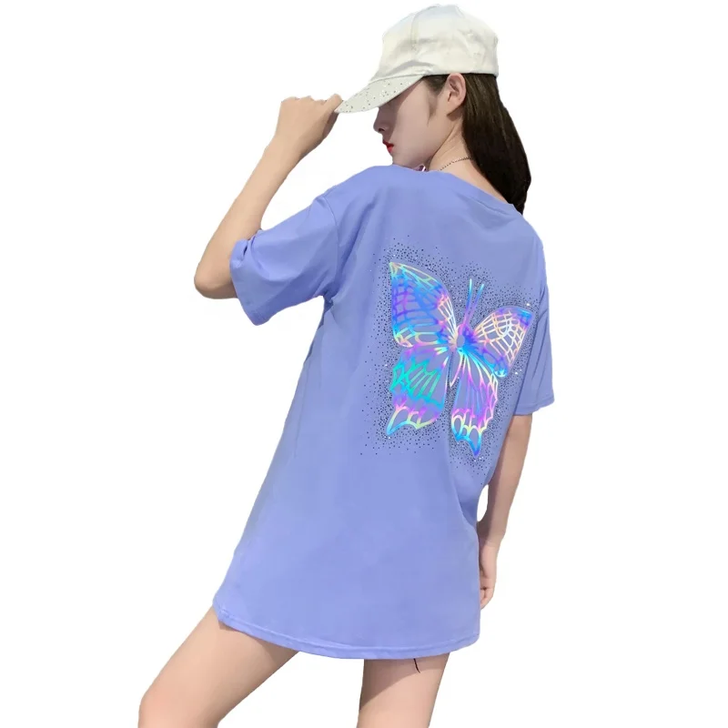 2020 women apparel clothing Plus Size 100 cotton tshirt butterfly rhinestone shirts plain oversized tshirts woman
2020 women apparel clothing Plus Size 100 cotton tshirt butterfly rhinestone shirts plain oversized tshirts woman