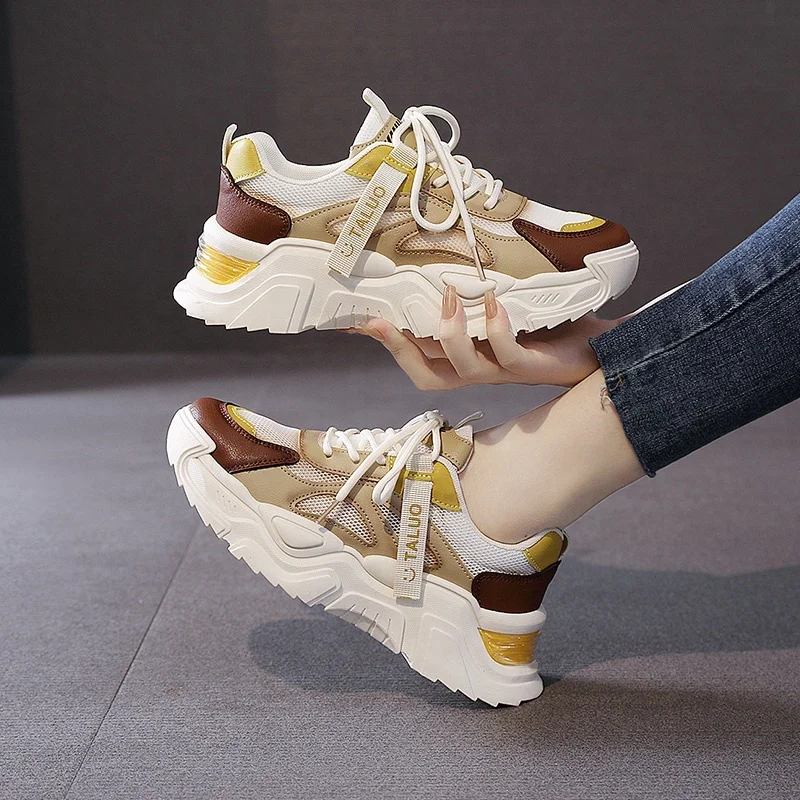 2022 New Spring Women Casual Sneakers Woman Fashion Platform Flats Lace Up Outdoor Walking Shoes Black Zapatillas Mujer
2022 New Spring Women Casual Sneakers Woman Fashion Platform Flats Lace Up Outdoor Walking Shoes Black Zapatillas Mujer