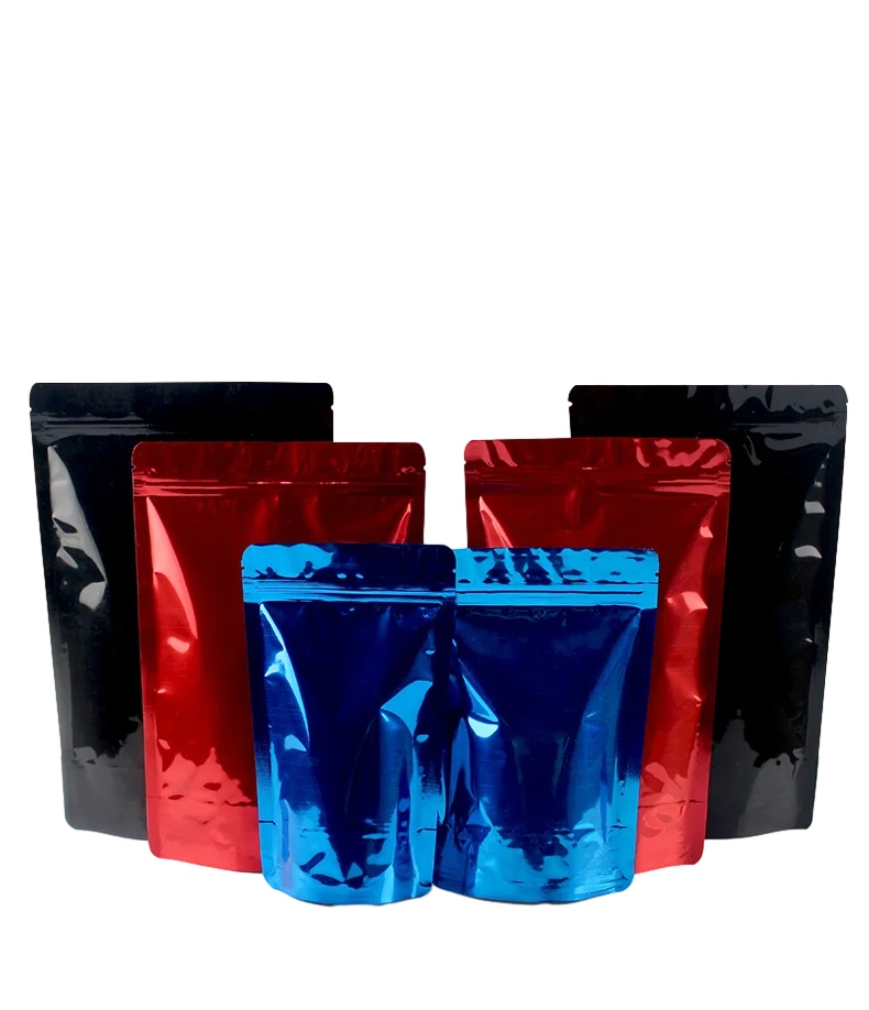 Colorful Aluminum Foil Stand Up Pouch Doypack Blank Packaging Bag Blue Red Black Zipper Bag
Colorful Aluminum Foil Stand Up Pouch Doypack Blank Packaging Bag Blue Red Black Zipper Bag