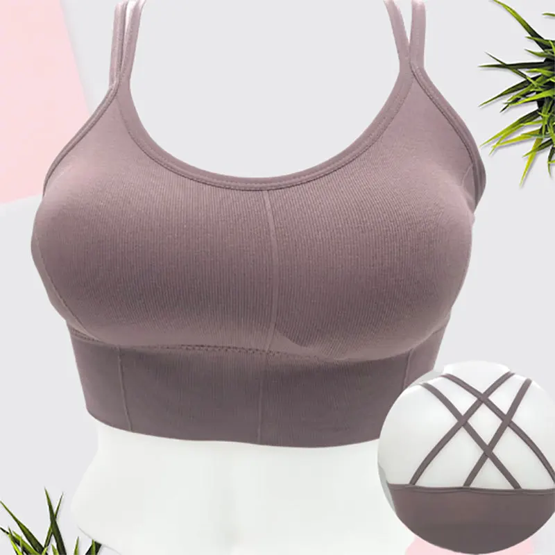 Double Spaghetti Yoga Bra Cross Back Strings Free To Be Breathable Sweat Wicking Quick Dry Yoga Sport Bra
Double Spaghetti Yoga Bra Cross Back Strings Free To Be Breathable Sweat Wicking Quick Dry Yoga Sport Bra