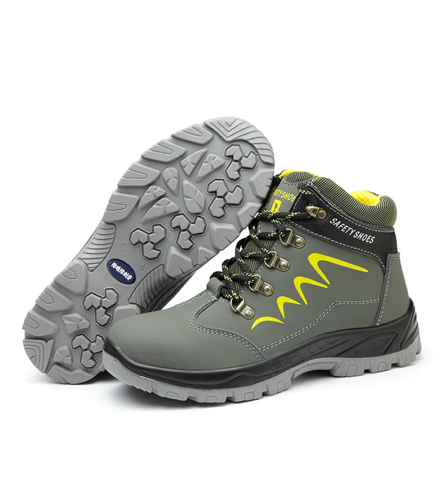 Waterproof Construction Indestructible Officer Work Boots Steel Toe Bulletproof Anti Smashing Comfortable Safety Shoes, Green
Waterproof Construction Indestructible Officer Work Boots Steel Toe Bulletproof Anti Smashing Comfortable Safety Shoes, Green