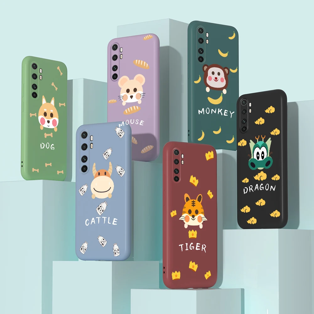 Wholesale Silicone Mobile Phone Case For Xiaomi Note10 Lite Custom 12 Zodiac Cartoon Animals Cover
Wholesale Silicone Mobile Phone Case For Xiaomi Note10 Lite Custom 12 Zodiac Cartoon Animals Cover