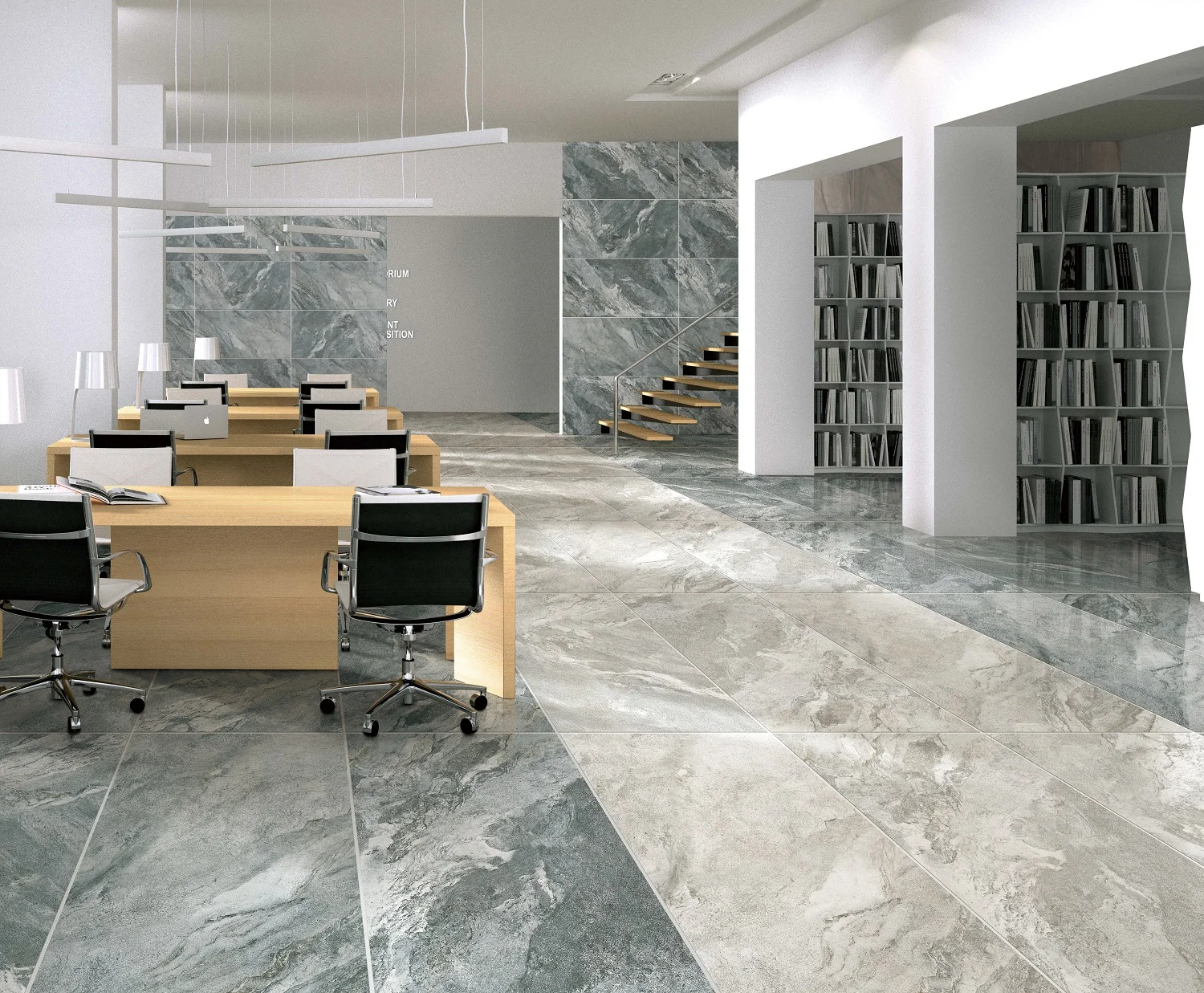 Foshan stone color glazed polished China marble tile flooring