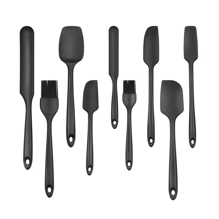 Heat Resistant Non-Stick Rubber 9 Pcs Silicone Spatula Set Safe Bakeware Jar Spatula Set
Heat Resistant Non-Stick Rubber 9 Pcs Silicone Spatula Set Safe Bakeware Jar Spatula Set