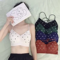 Comfortable breathable New girl wave point beauty back wrap bosom wipe bosom sexy cross belt underwear boob tube top
Comfortable breathable New girl wave point beauty back wrap bosom wipe bosom sexy cross belt underwear boob tube top