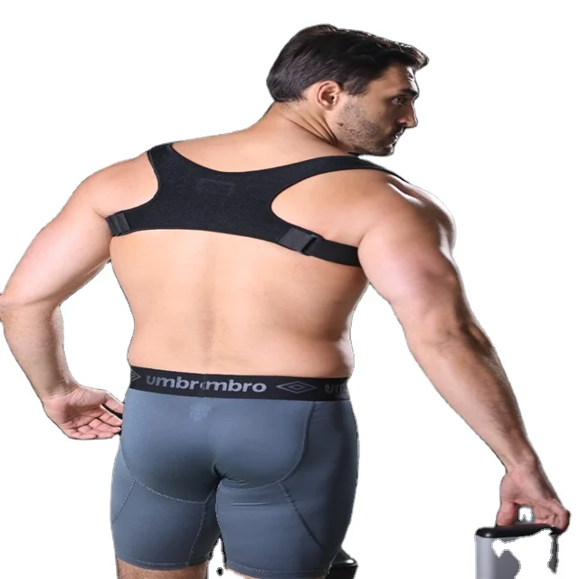 Adjustable back support brace belt stretcher straightener body posture corrector shoulder Posture Corrector, Black
Adjustable back support brace belt stretcher straightener body posture corrector shoulder Posture Corrector, Black