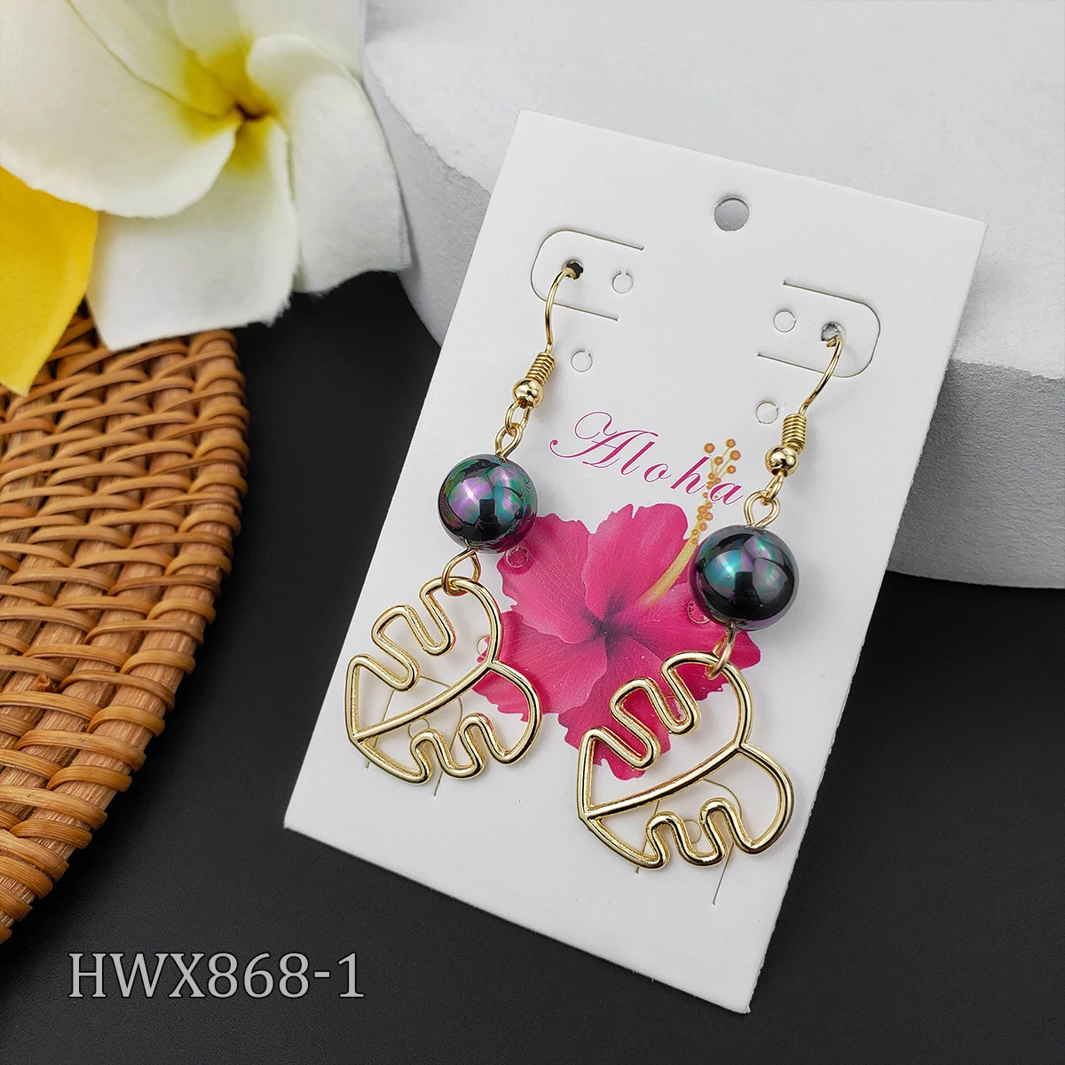 Hot sale gold pearl earrings hawaiian style small earrings cute monster leaf earrings
Hot sale gold pearl earrings hawaiian style small earrings cute monster leaf earrings