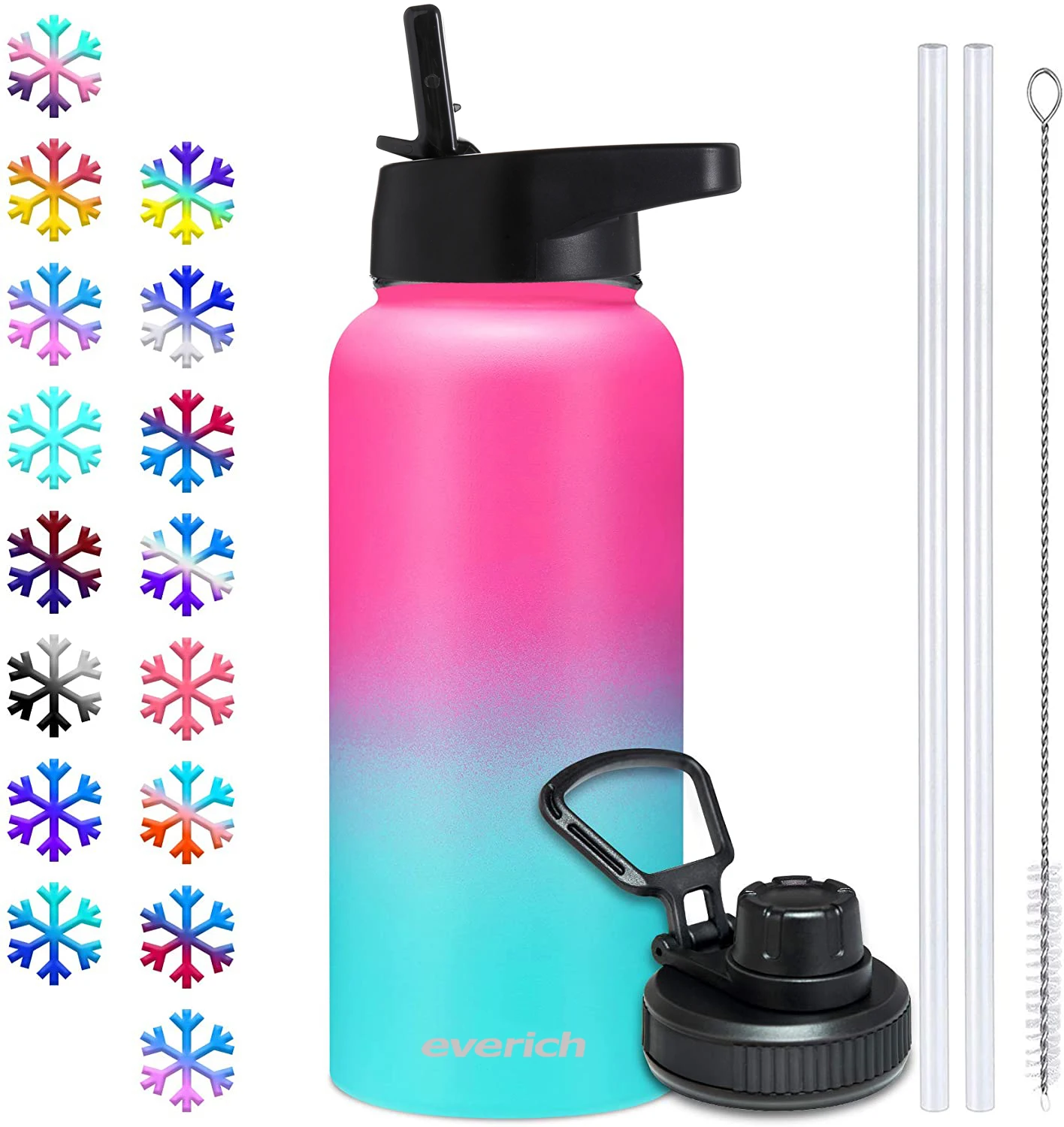 Everich Wide Mouth Vacuum Flask 304 Stainless Steel Double Wall Sports Water Bottles for Travel Camping, Customized color or pattern
Everich Wide Mouth Vacuum Flask 304 Stainless Steel Double Wall Sports Water Bottles for Travel Camping, Customized color or pattern