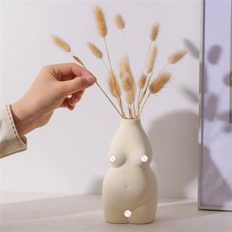 Body Vase Nordic Ceramic Flower Vase Home Decor ceramic Vase Body Art Bust Flower Statue Frosted Ornaments Porcelain Crafts, Picture
Body Vase Nordic Ceramic Flower Vase Home Decor ceramic Vase Body Art Bust Flower Statue Frosted Ornaments Porcelain Crafts, Picture