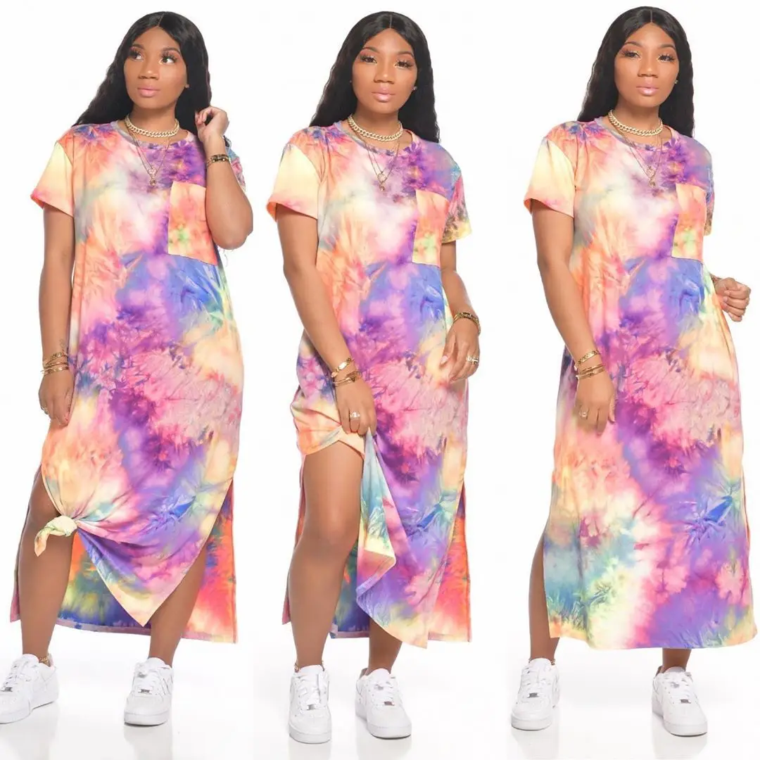 Wholesale Casual Fashion 2021 Dress Women Gradient Turkey Dresses For African Women Printed Tie Dye Dress, 1 colors
Wholesale Casual Fashion 2021 Dress Women Gradient Turkey Dresses For African Women Printed Tie Dye Dress, 1 colors