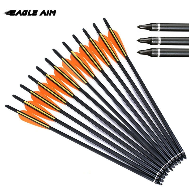Pure Carbon Arrows for Crossbow Bolts 4inch Plastic Vane half moon Nock Insert Hot Products
Pure Carbon Arrows for Crossbow Bolts 4inch Plastic Vane half moon Nock Insert Hot Products