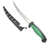Hot Sale Soft Rubber Handle PP+TPR Fishing Knife Stainless Steel Fillet Knife Fish