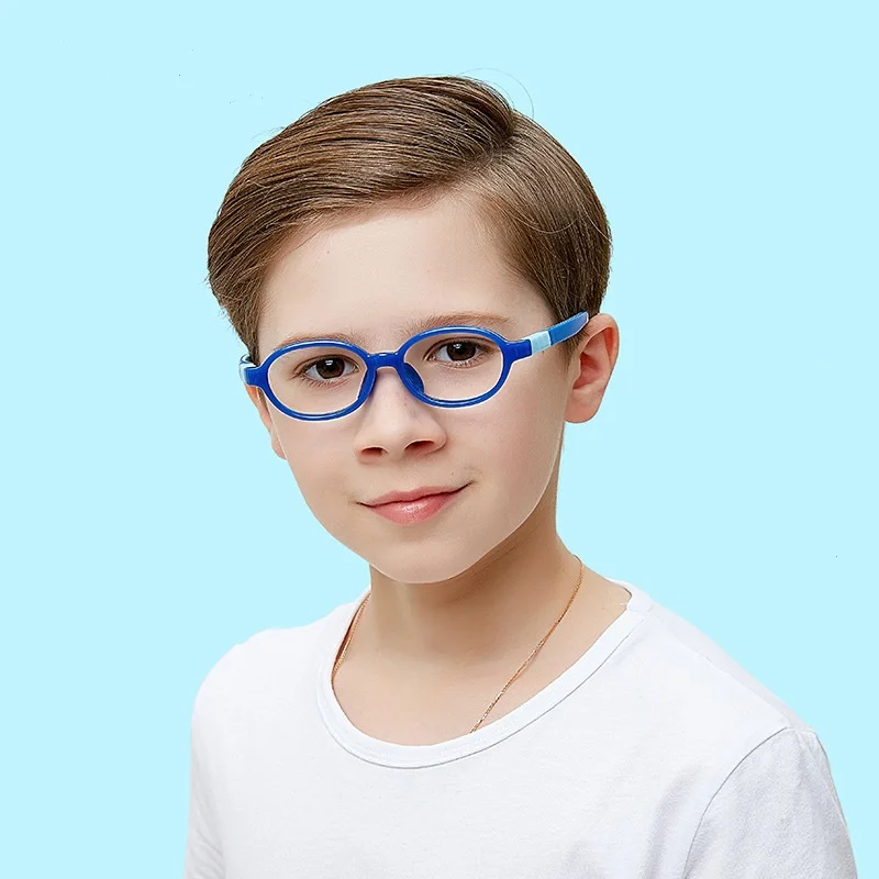 FC Kid's Anti-blue TR90 Glasses Round Computer Protective Optical Frames With Super Elastic Silicone Temples And Non-slip Cover
FC Kid's Anti-blue TR90 Glasses Round Computer Protective Optical Frames With Super Elastic Silicone Temples And Non-slip Cover
