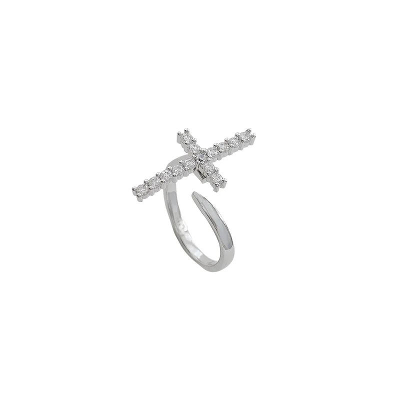 925 Sterling Silver Shine Cross Finger Rings for Women Wedding Band Engagement Statement Jewelry
925 Sterling Silver Shine Cross Finger Rings for Women Wedding Band Engagement Statement Jewelry
